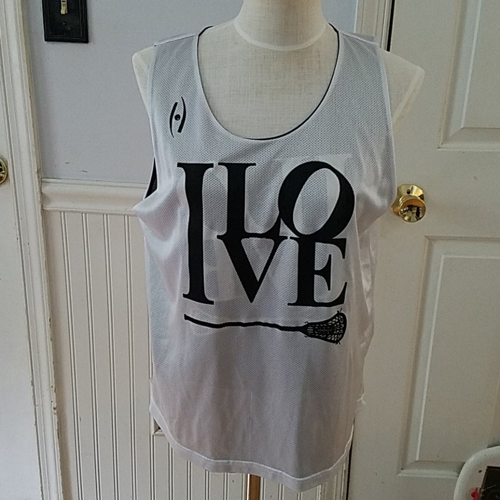 5 for $20! I Love Lacrosse Reversible Jersey Tank